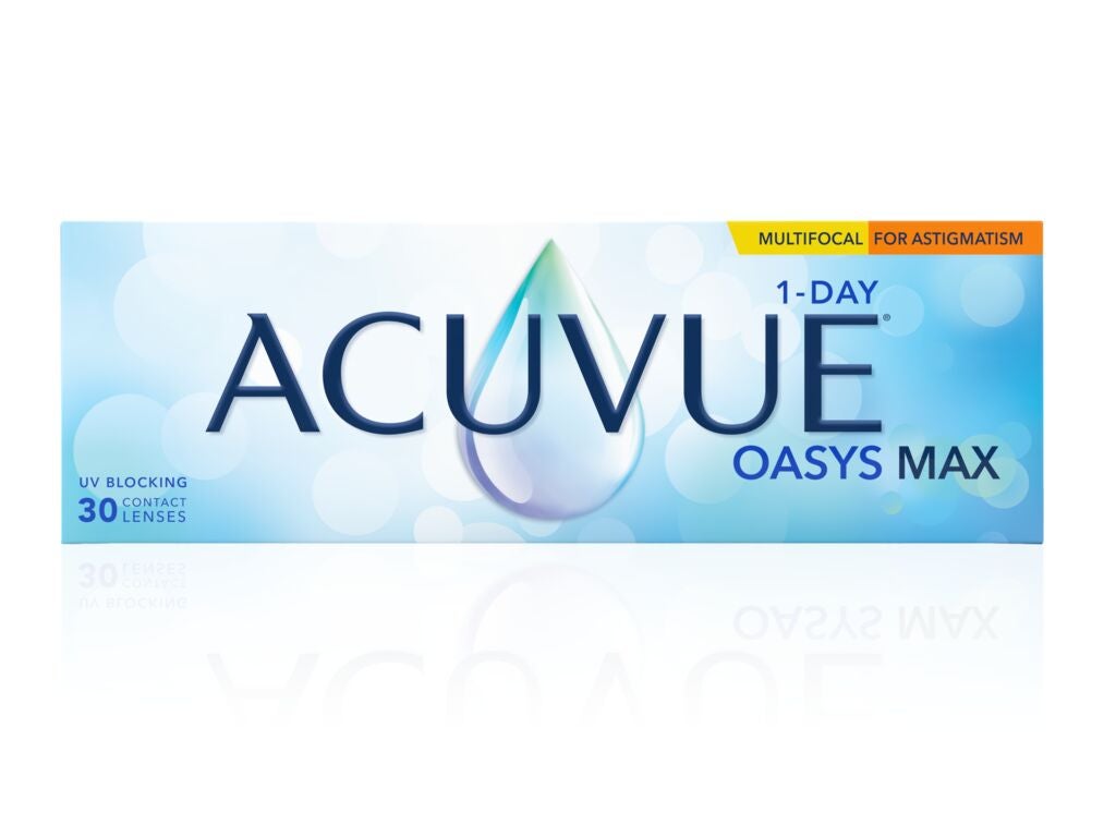 Acuvue Oasys Max 1-day Multifocus for Astigmatism, 30 linser